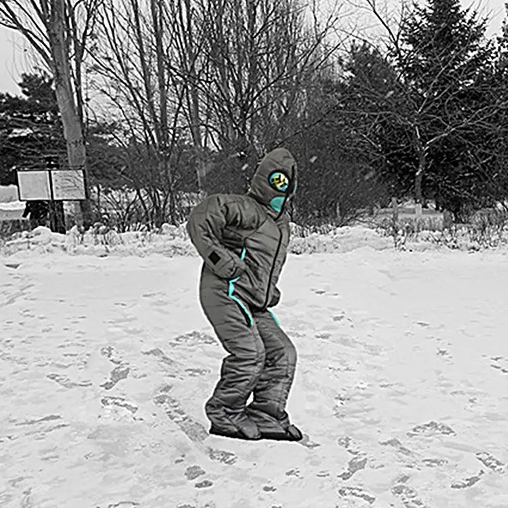 Wearable Humanoid Sleeping Bag | -5°C Winter Mummy Bag with Arm Holes