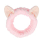 Rabbit Ear Face Wash Headband - Soft Elastic Makeup Hairband