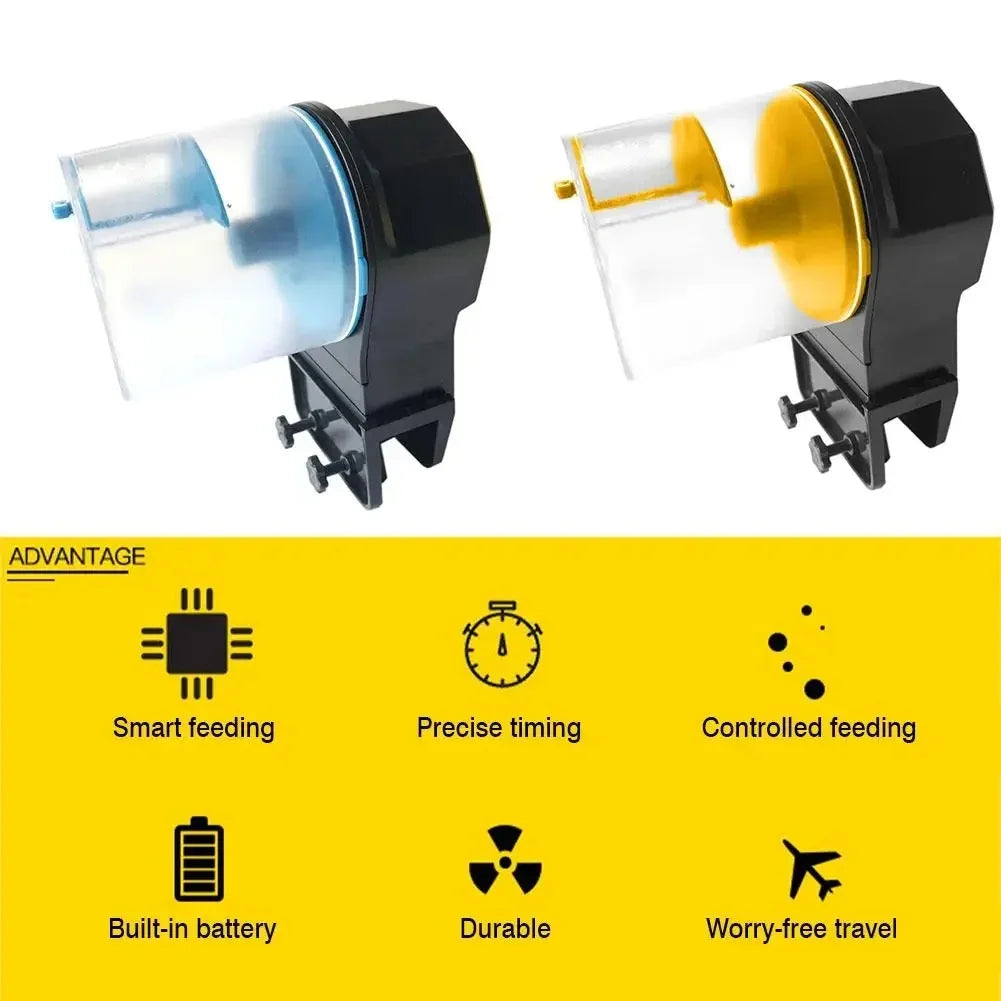 Automatic Fish Feeder | Intelligent Timing Aquarium Holiday Dispenser
