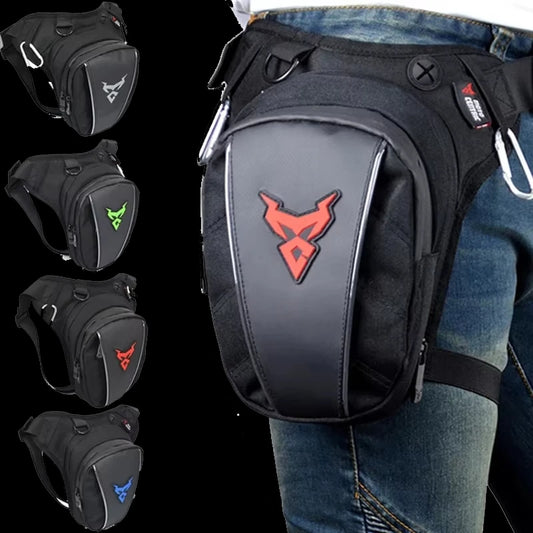 Motorcycle Drop Leg Bag | Waterproof Tactical Thigh Waist Hip Pack