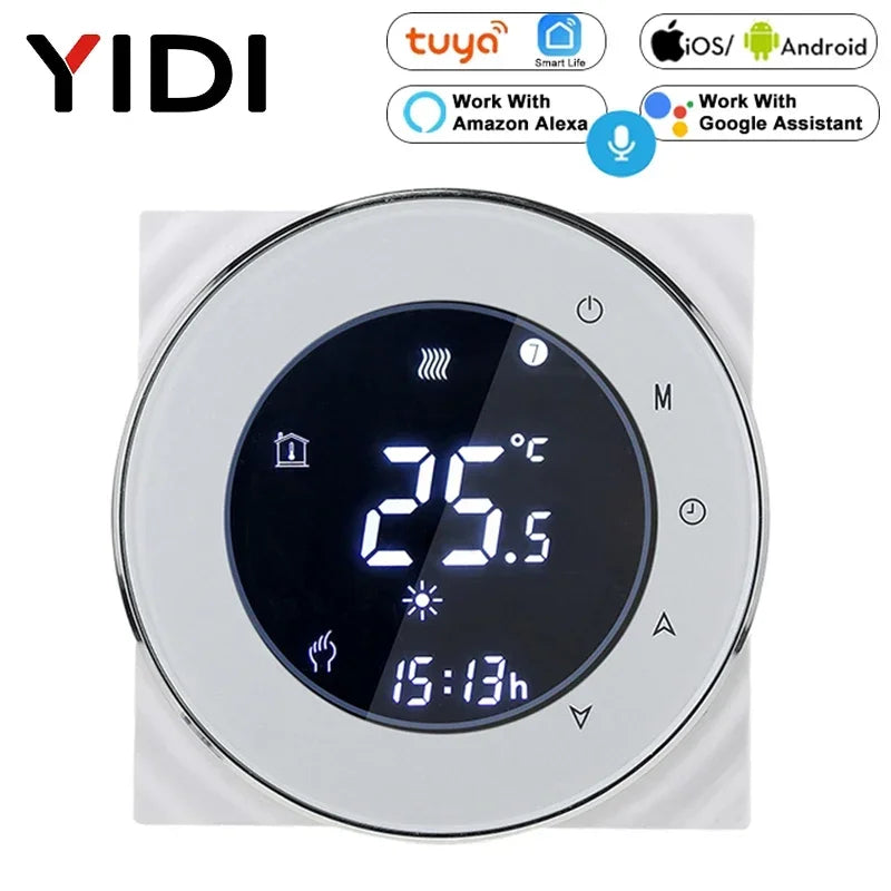 Smart WiFi Thermostat - LCD Touch Screen App Heating Control