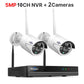 10CH Wireless WiFi CCTV Security System - 5MP HD Night Vision