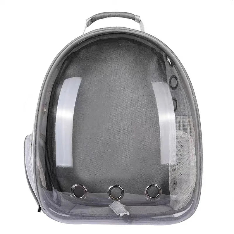 Transparent Cat Backpack - Breathable Space Capsule Pet Carrier