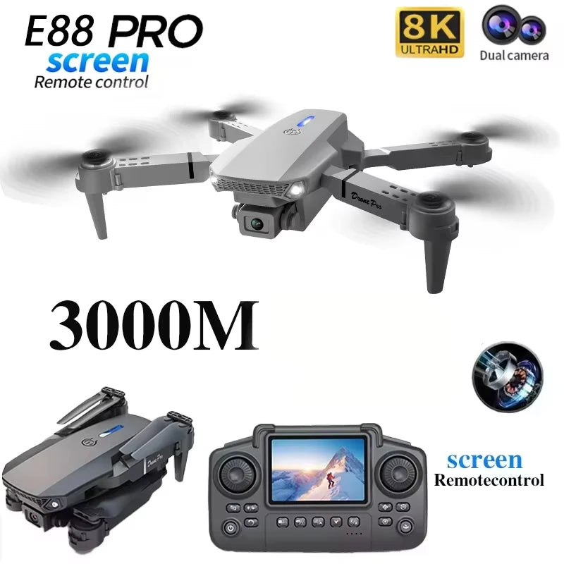 E88PRO 8K 5G Drone | Dual Camera Aerial Photography HD RC Quadcopter