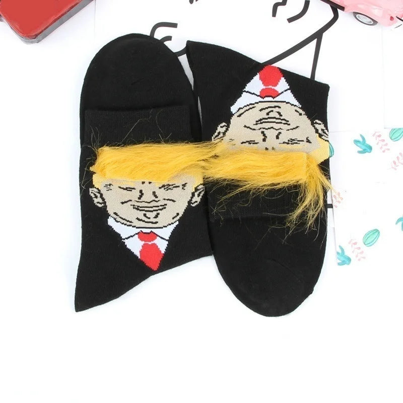 Funny 3D Hairy Socks | Novelty Secret Santa Gag Gift for Men & Women