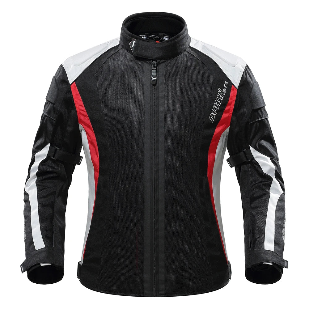 Summer Mesh Motorcycle Jacket & Pants Set - Armored & Breathable Riding Suit