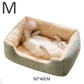 Bed for Cats | Soft Plush Pet Cushion Kitten House Basket Supply Set