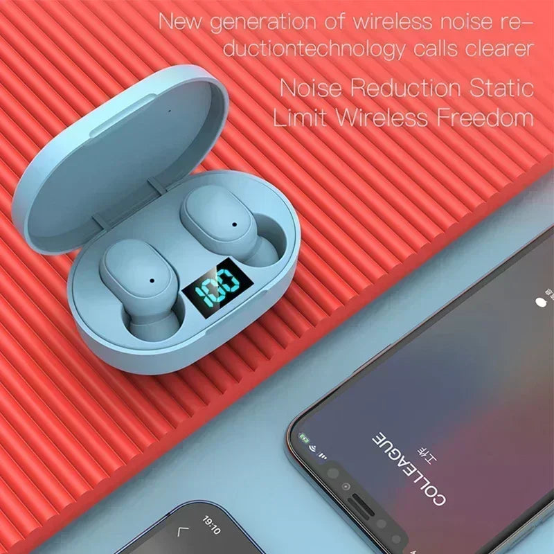 E6S Wireless Bluetooth Earphones | Noise Cancelling TWS Sport Buds ID