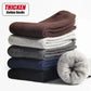 5 Pairs Mens Cotton Business Socks - Thick Warm Winter Socks