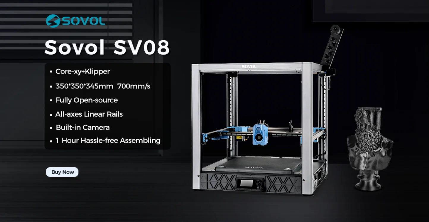 High-Speed Core-XY 3D Printer | 700mm/s Open Source Printing Machine