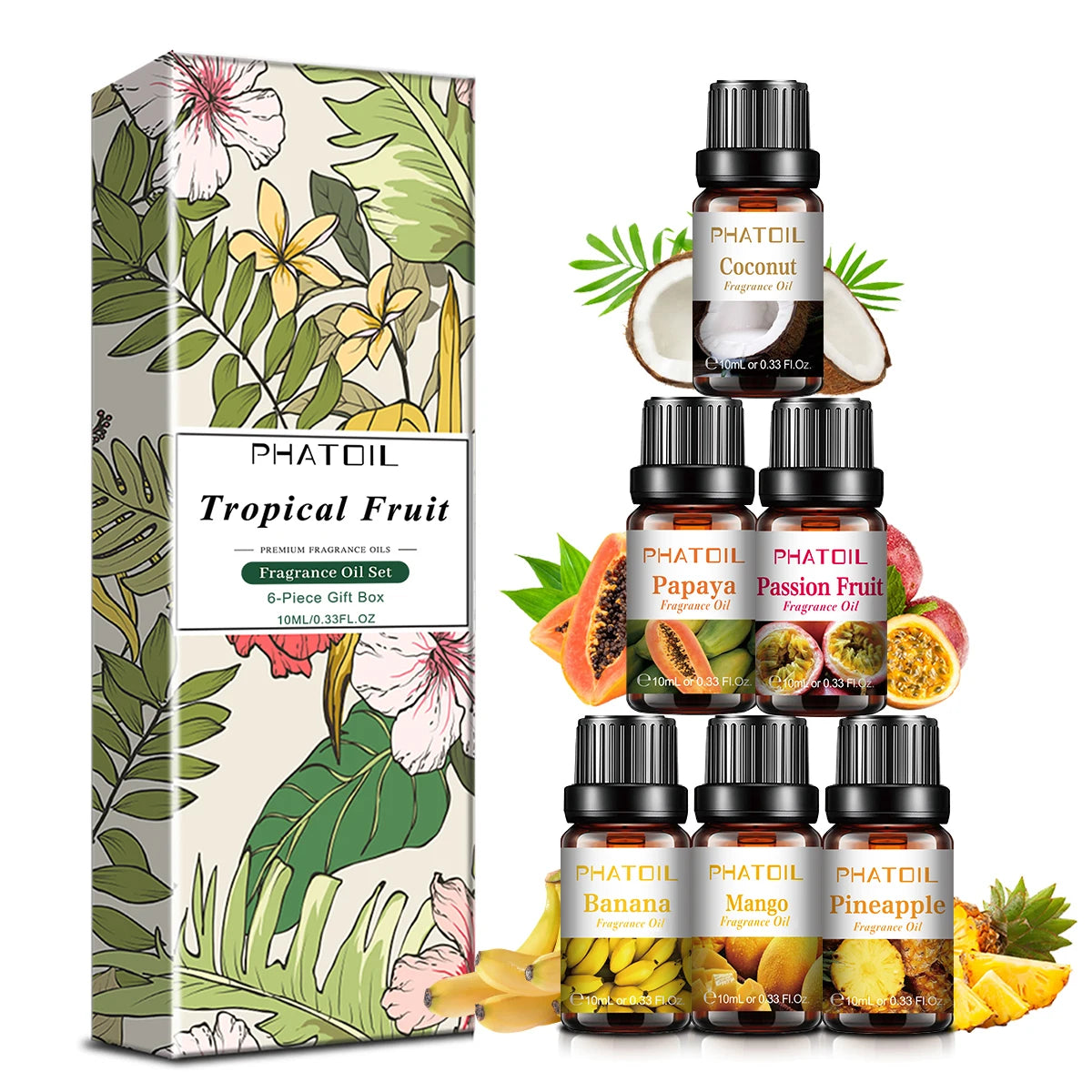10ml Fruity Fragrance Oil - Refreshing Aromatherapy Aroma Oil