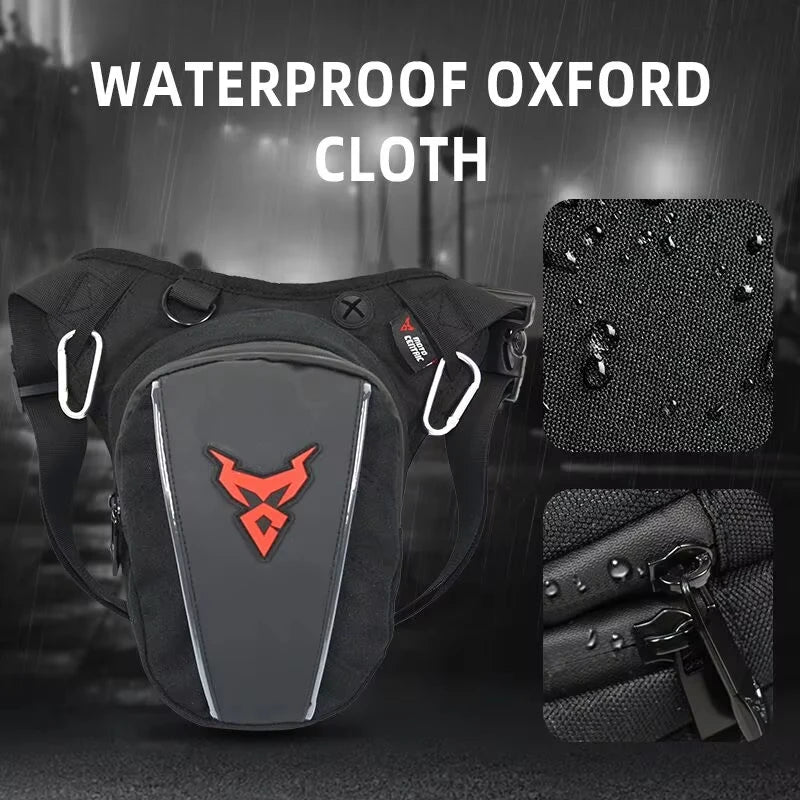 Motorcycle Drop Leg Bag | Waterproof Tactical Thigh Waist Hip Pack