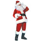 Deluxe Santa Claus Costume | 5pc Adult Christmas Suit Set with Beard