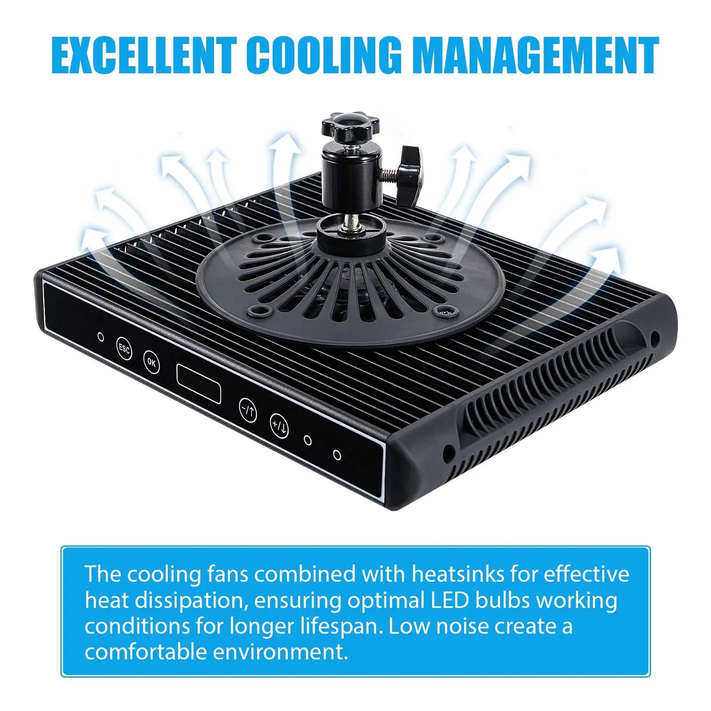100W Coral Reef LED Aquarium Light | Sunrise & Sunset Saltwater Lamp