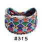 Boho Headbands for Women - Knotted Wide Stretch Turban Wrap