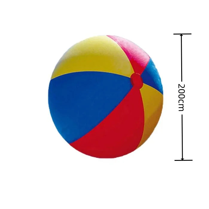 Giant Inflatable Soccer Ball | 80cm Heavy-Duty PVC Outdoor Lawn Game