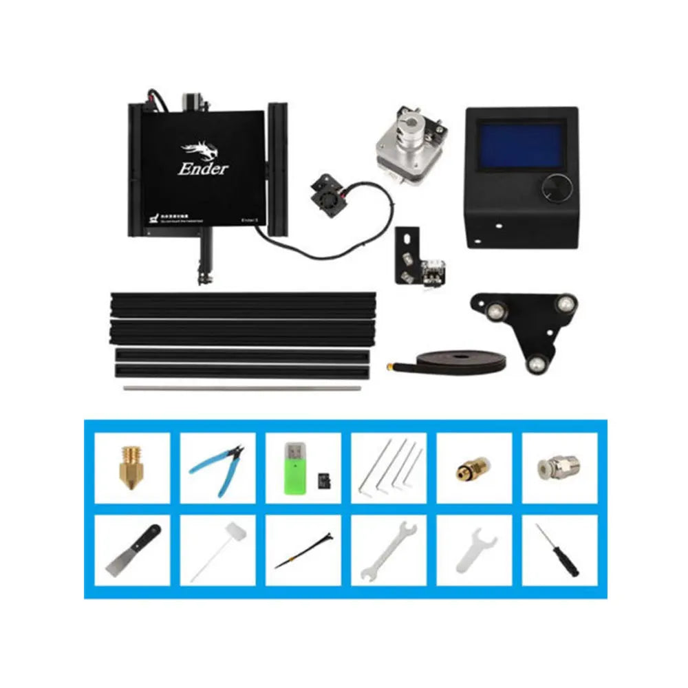 Ender 3 3D Printer - Resume Print & Open Source FDM DIY Kit