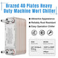 40 Plate Wort Chiller - 304 Stainless Homebrew Heat Exchanger