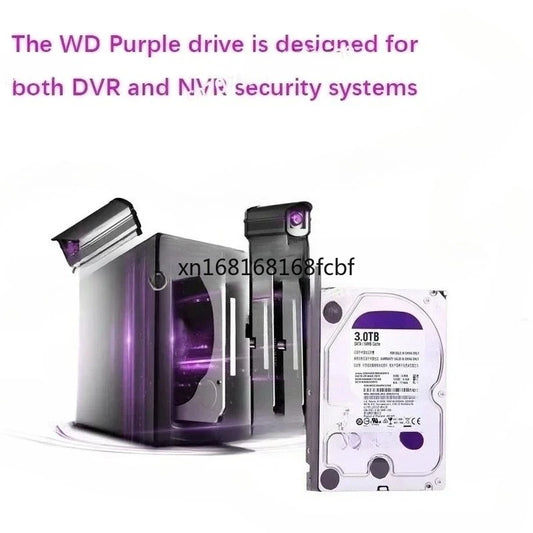 3TB 3.5" Internal Hard Drive - SATA III 6.0Gb/s for CCTV & DVR