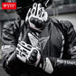 Leather Motorcycle Racing Gloves | Carbon Fiber Armor Gauntlets