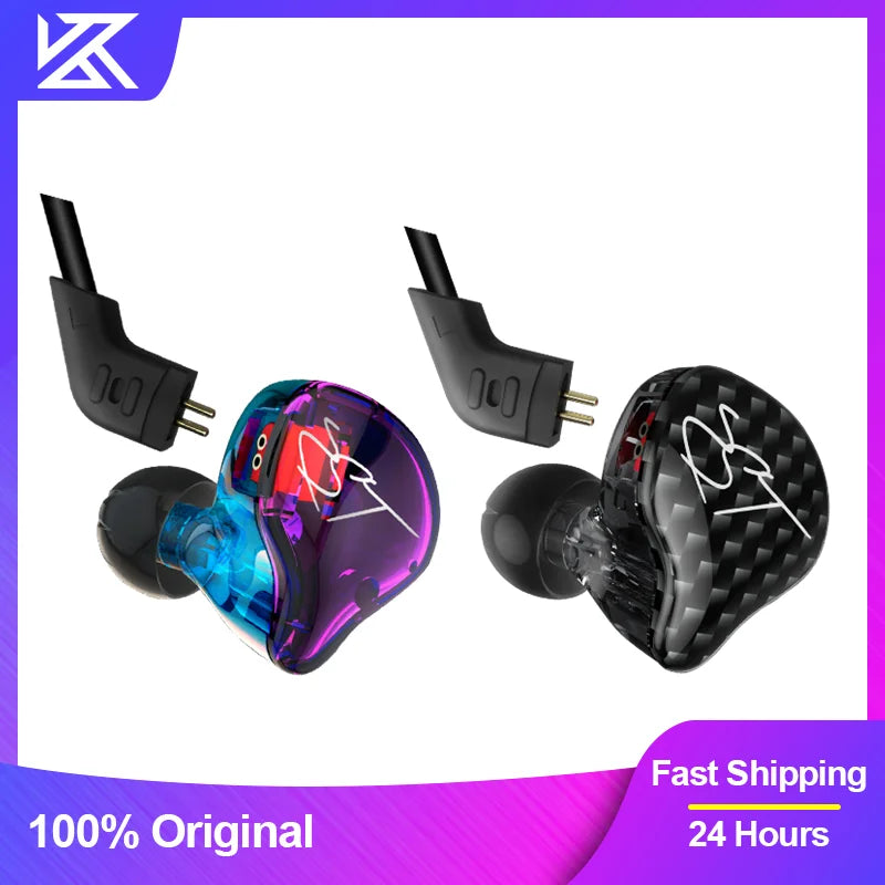 HiFi In-Ear Monitor Earphones | Detachable Cable Wired Gaming Headset