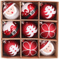 9-Piece 6cm Christmas Ball Ornaments - Shatterproof Baubles