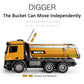 RC Dump Truck 1/14 Scale | 10CH Remote Control Alloy Engineering Toy