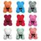 Rose Teddy Bear with Heart | 25cm Everlasting Flower Valentine Gift