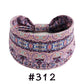 Boho Headbands for Women - Knotted Wide Stretch Turban Wrap