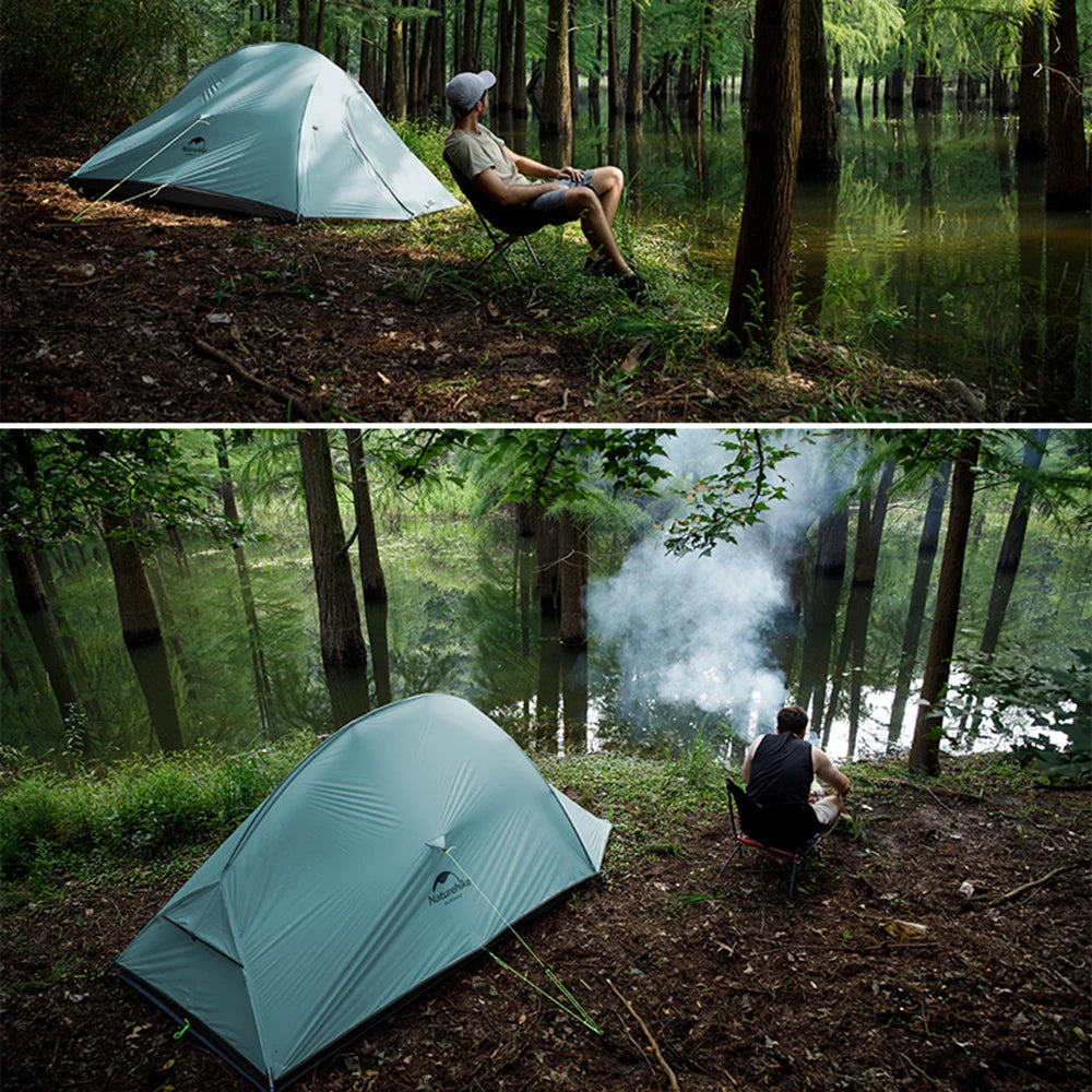 CloudUp 2 Upgraded Pro 2-Person Hiking Tent - 20D Waterproof