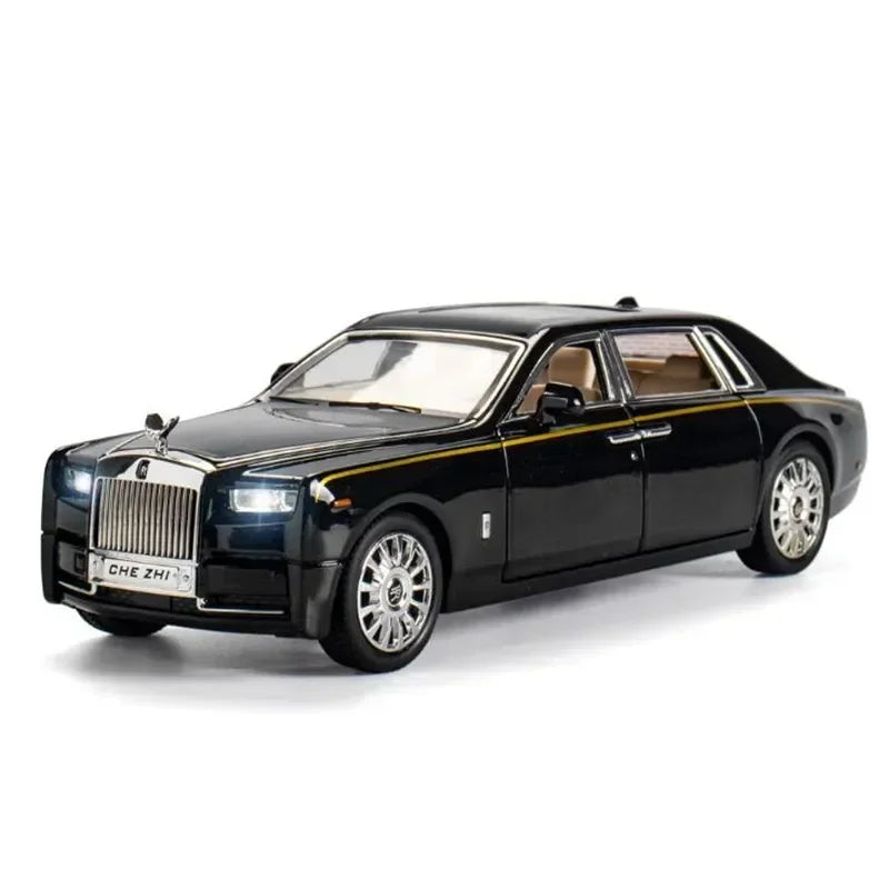 1:24 Alloy Diecast Luxury Model Car - Sound, Light & Pull-Back
