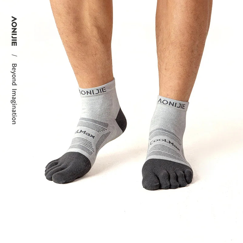 3 Pair Set Sports Toe Socks - Five-Toed Running & Marathon Set