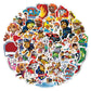 50PCS Cartoon Dog Stickers | Waterproof PVC DIY Toy Decoration Decals