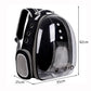 Transparent Cat Backpack - Breathable Space Capsule Pet Carrier