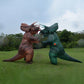 Funny Blow Up Triceratops Inflatable Dinosaur Costume - Adult Outfit