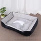 Large Dog Bed Warm Square Nest | Plush Pet Kennel Puppy Basket Cushion
