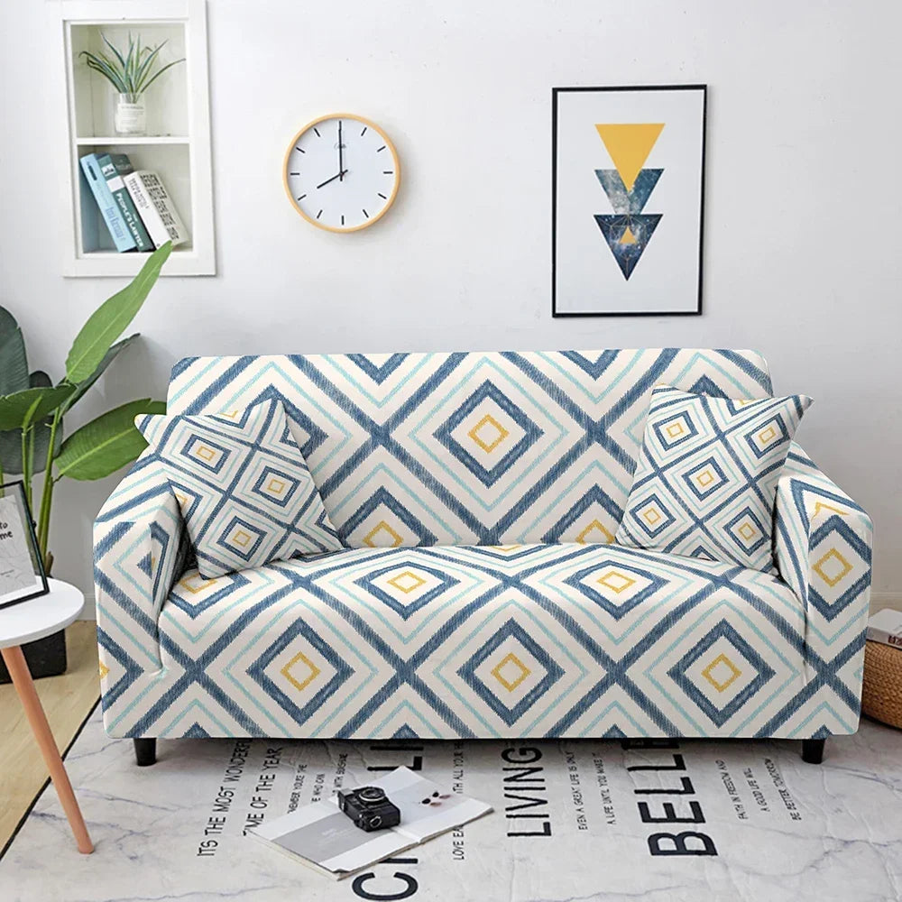 3D Elastic Sofa Covers - Stretch Spandex Couch Slipcover Set