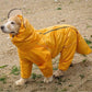 Dog Raincoat | Full Body Waterproof Large Dog Hooded Rain Gear Jacket