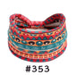 Boho Headbands for Women - Knotted Wide Stretch Turban Wrap