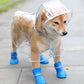 Clear Transparent Dog Raincoat | Hooded Waterproof Pet Poncho Jacket