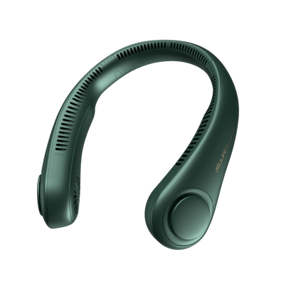 4000mAh Portable Bladeless Neck Fan - 5 Speeds, Rechargeable