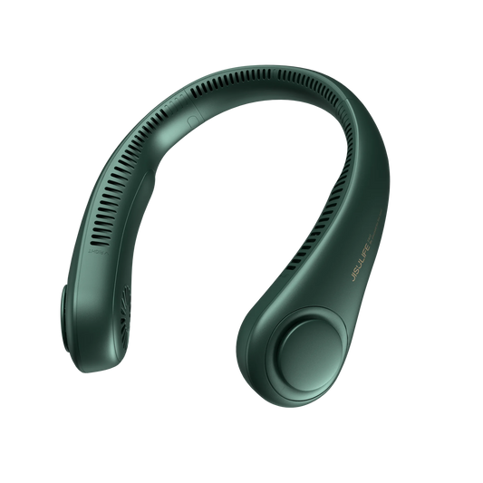 4000mAh Portable Bladeless Neck Fan - 5 Speeds, Rechargeable