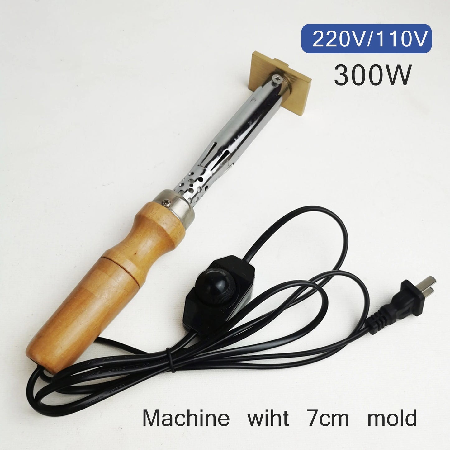 Handheld Leather Hot Foil Stamping Machine | 220V Branding Iron Tool