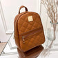 Fashion PU Leather Backpack | Designer Mini School Bag for Women Set
