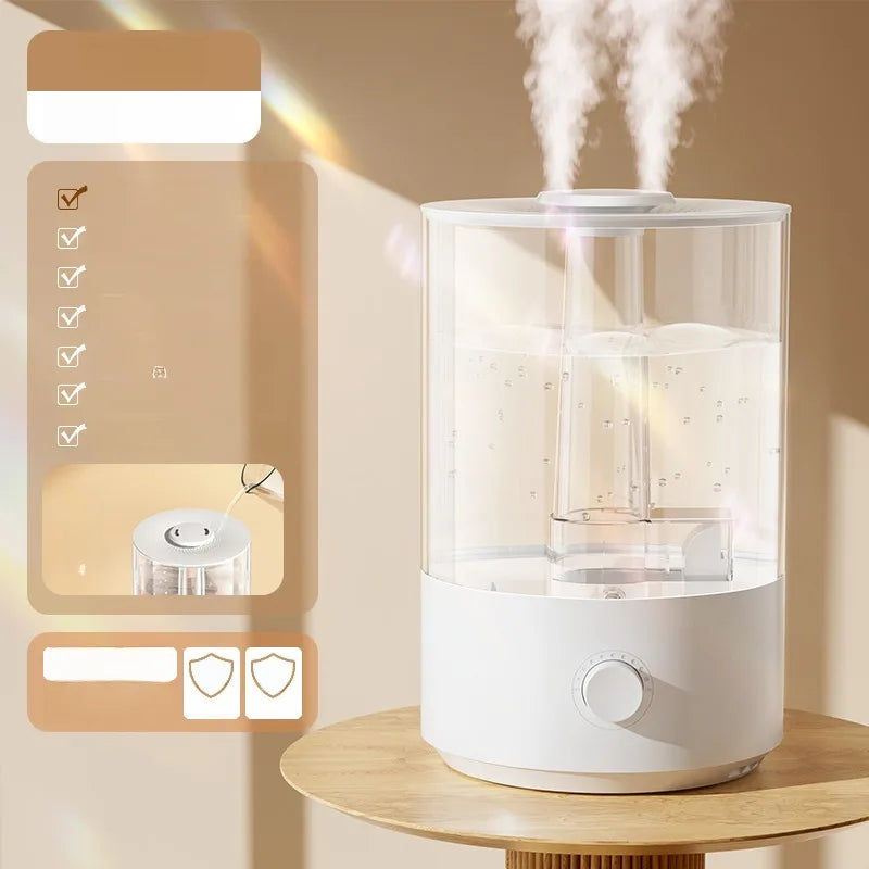 Remote Control Air Diffuser | Large Mist Desktop Humidifier Mute