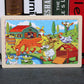 24-Piece Wooden Jigsaw Puzzles - Kids Cartoon Animal Designs