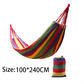 Double Hammock 2 Person Canvas Cotton | Outdoor Garden Tree Bed Set