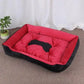 Large Dog Bed Warm Square Nest | Plush Pet Kennel Puppy Basket Cushion