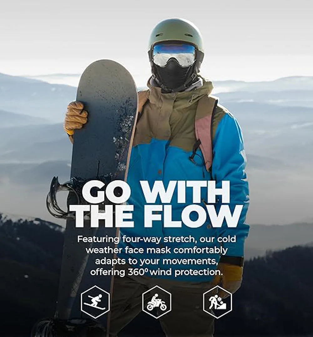 Thermal Balaclava Ski Mask - Windproof Motorcycle Liner Gear