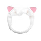Rabbit Ear Face Wash Headband - Soft Elastic Makeup Hairband
